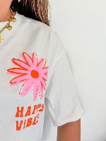 Tee shirt Happy vibes