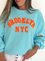 Sweat Brooklyn (bleu)