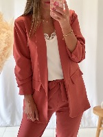 Veste blazer Nolan (terracota)