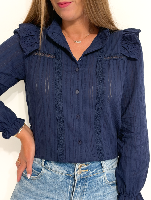 Blouse Doreen (marine)
