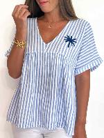 Blouse Célia (bleu)