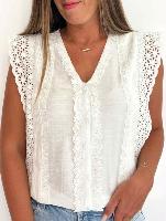 Blouse Mélanie (blanche)