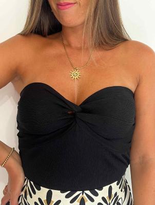  Top bustier Dina (noir)