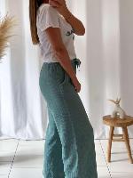 Pantalon Chloé (vert céladon)