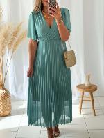 Robe Emilia (céladon)