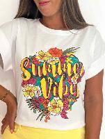Tee shirt "summer vibes"