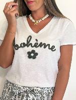 Tee Shirt "bohème" (kaki)