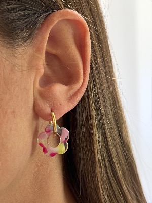Boucles d’oreilles Agathe (multicolore)