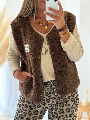Gilet Orlando (chocolat)