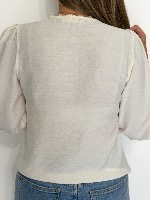 Blouse Dolorès (écrue)