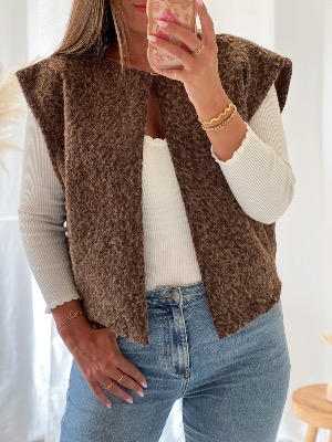 Gilet Alba (chocolat)