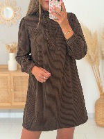 Robe Anouck (chocolat)