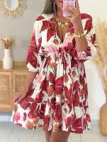 Robe Pépita (bordeaux))