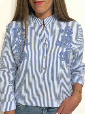 Blouse Perline (bleue)