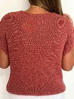 Top Capucine (vieux rose)
