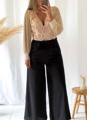 Combi pantalon Mélaine (beige)