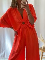 Combi pantalon Léa (corail)
