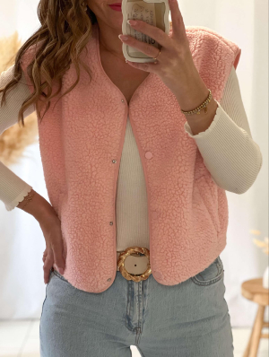 Gilet Zola (Rose)