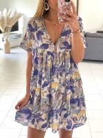 Robe combi Chaima (bleue)
