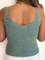 Top Manon (vert amande)