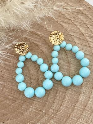 Boucles d’oreilles Lital (bleu ciel)