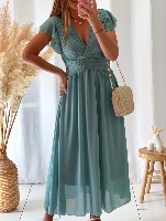 Robe Gabriella (vert céladon)