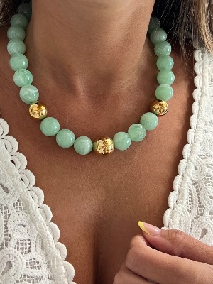 Collier Iris (vert)
