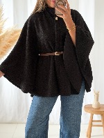Manteau/cape Suzy (noir)