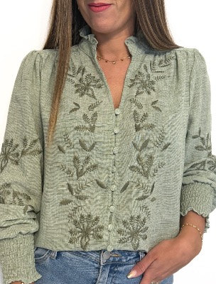Blouse Doriane (verte)