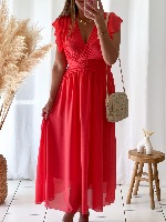Robe Gabriella (corail)