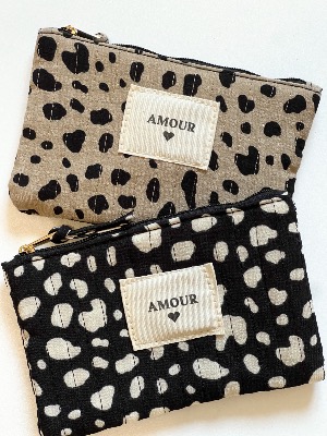 Pochette "Amour léopard »