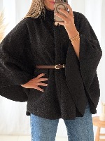 Manteau/cape Suzy (noir)