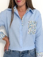 Chemise Lucille (bleue)