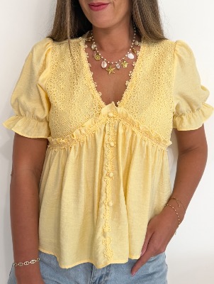 Blouse Carla (jaune)