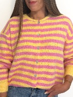 Gilet Tom (jaune/rose)