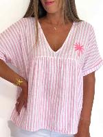 Blouse Célia (rose bébé)
