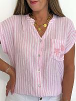 Chemise Playa (rose bébé)