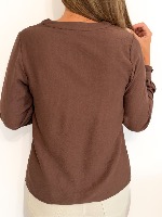 Blouse Esma (chocolat)