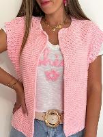 Gilet Maria (rose bébé)
