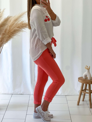 Pantalon Milo (corail)