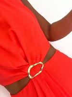 Robe Ornella (corail) 