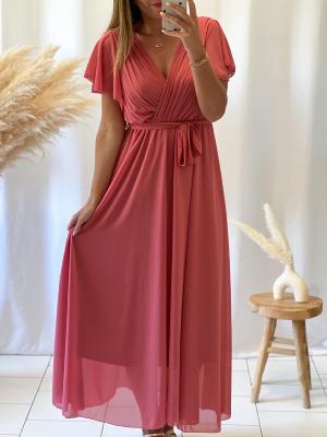 Robe Amelia (vieux rose)