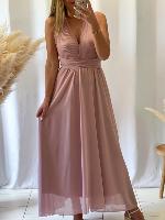 Robe Annabelle (rose poudré)
