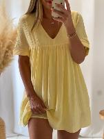 Robe Combi Ophélie (jaune)