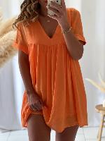 Robe combi Marysol (orange)