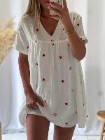 Robe combi Celeste (rouge)