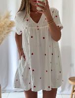Robe combi Celeste (rouge)