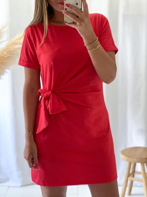 Robe Camilya courte (rouge)