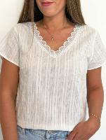 Top mélanie (blanc)