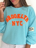 Sweat Brooklyn (bleu)